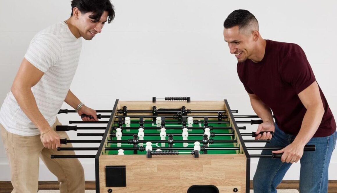 foosball table size guide