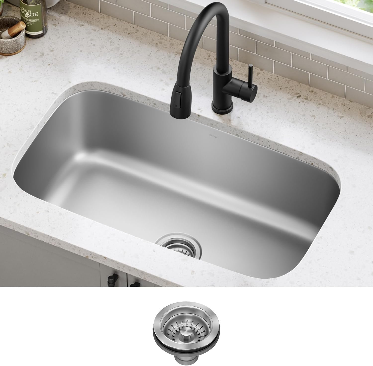 18 Gauge Single Bowl Kitchen Sinks
