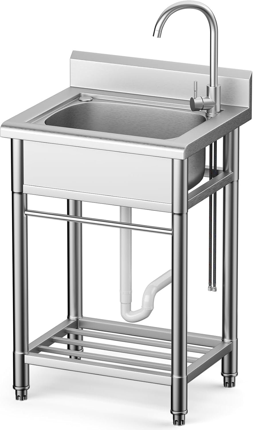 the Utility Sink Free Standing Single Bowl Kitchen Sink