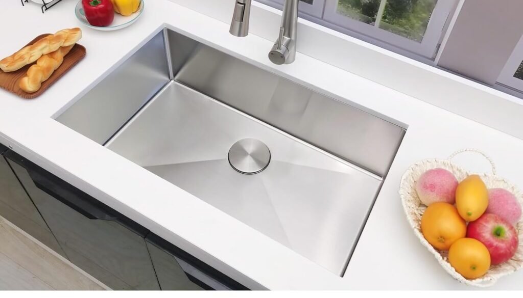 types of kitchen sink materials