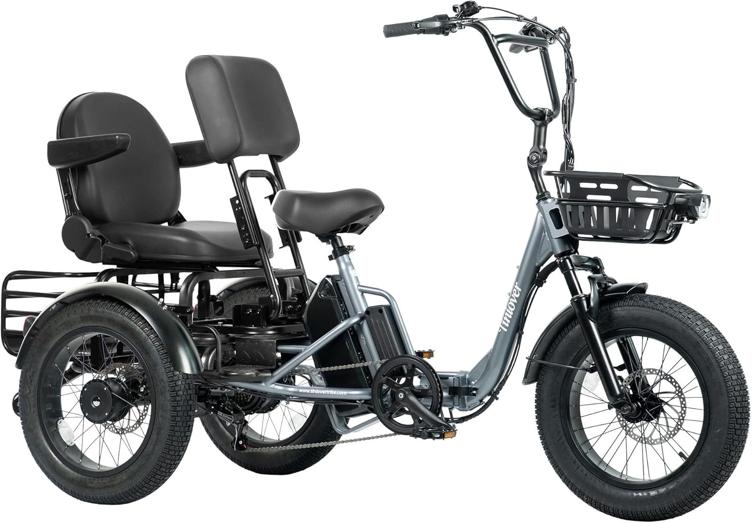 Folding Electric Tricycle for Adults 2 Seater