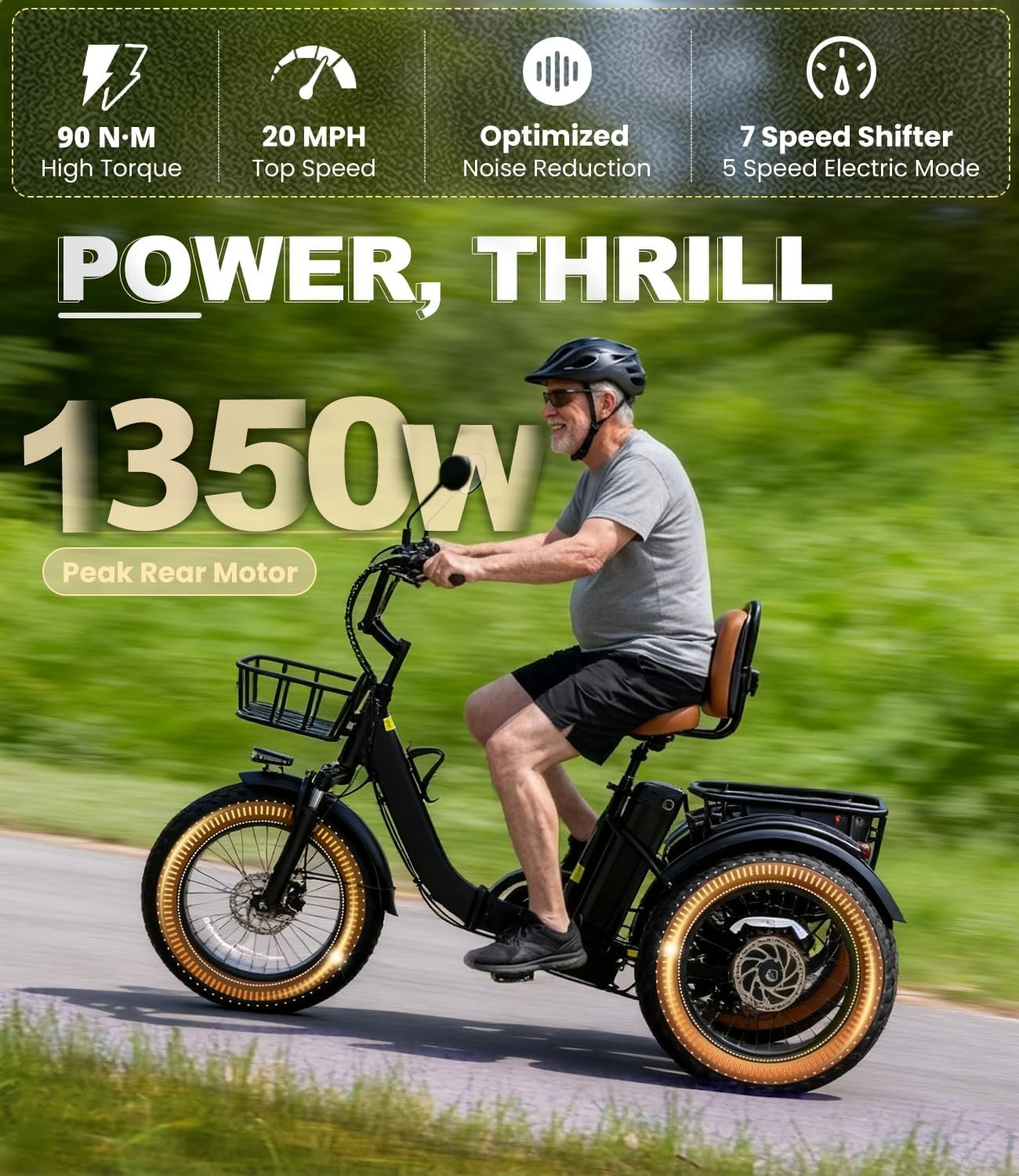 KAKIGO Electric Tricycle for Adults1 KAKIGO Electric Tricycle for Adults1