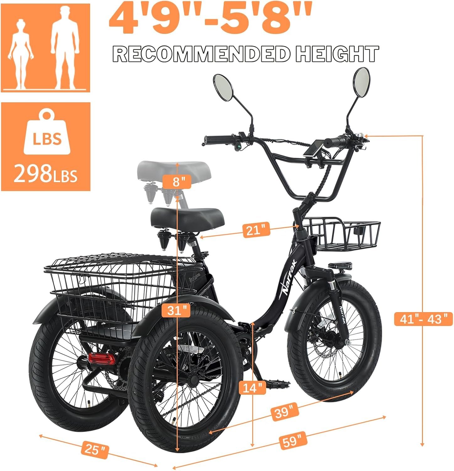 NARRAK Electric Tricycle 1 NARRAK Electric Tricycle